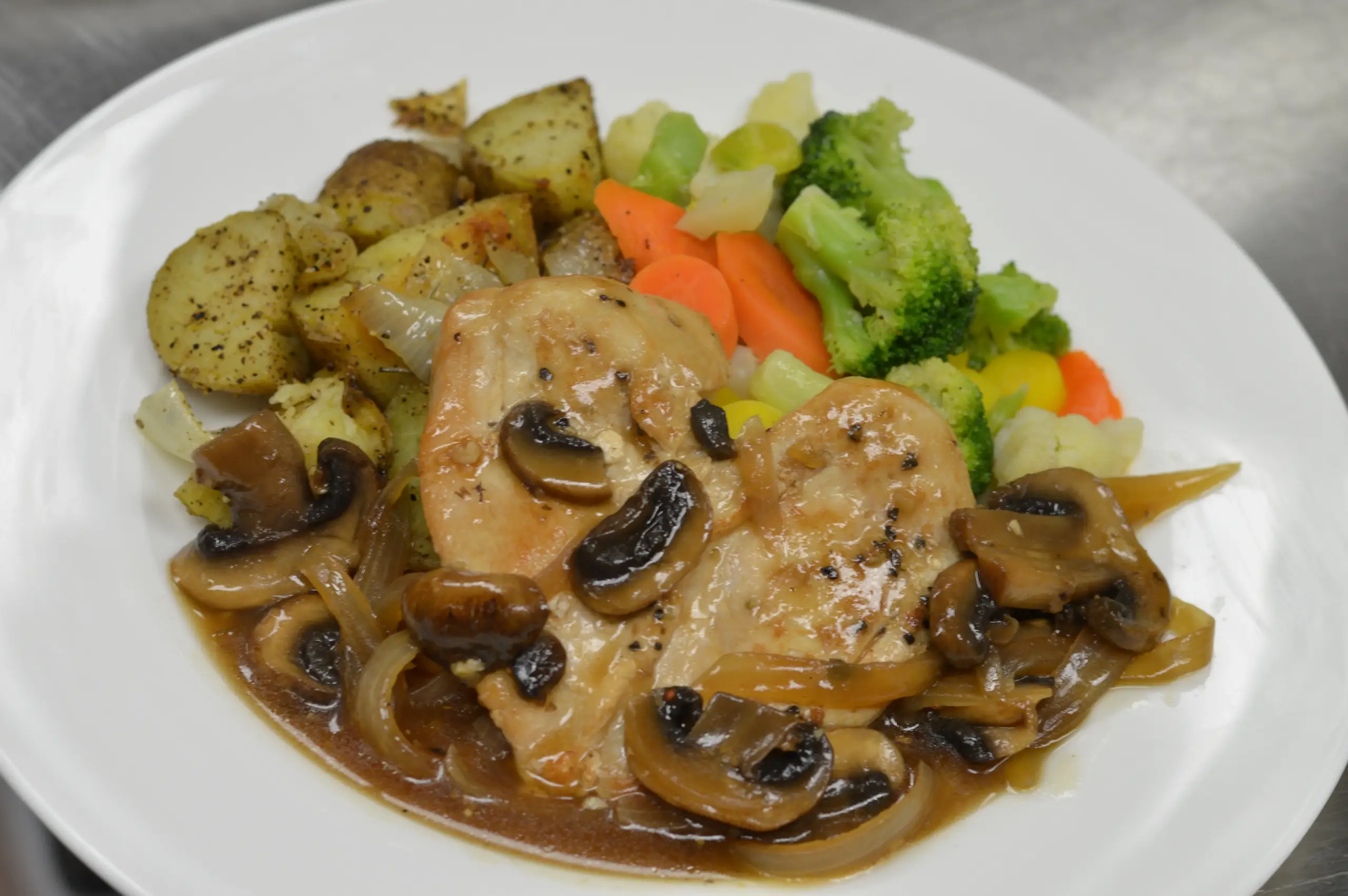 Chicken Marsala Regular Roasted Potatoes